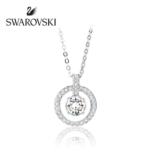 Swarovski 施华洛世奇 人造水晶优雅项链圆环1039065